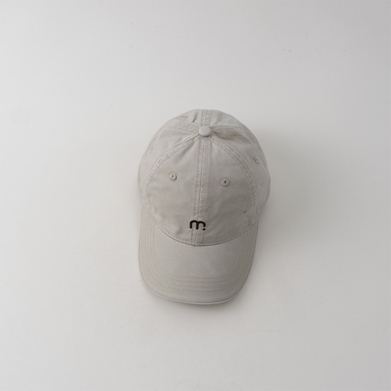 ins sombrero de pato para bebés coreanos primavera y otoño letra m bordado sombrero de béisbol para niños ocio versátil sombrero para niños