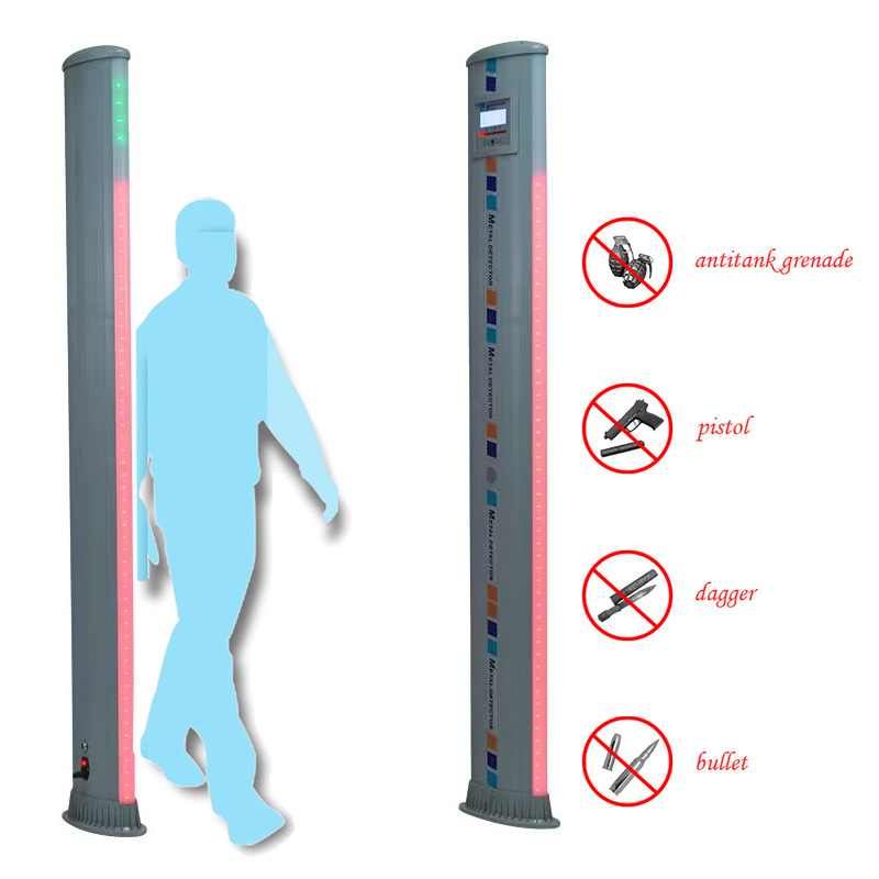 单边单侧安检门 独立金属探测安检门 PVC安检门  广东安检机