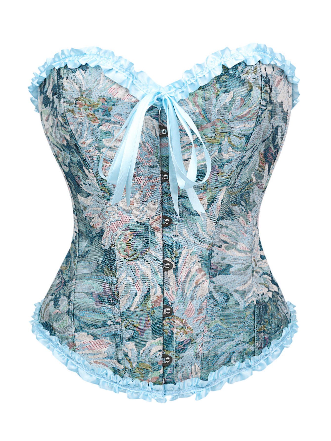 Nuevos flores de albaricoque con encaje, cintura de cintura, bra, corte, ropa de cuerpo, Aliexpress, suministro transfronterizo