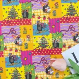 全棉40支数码印花面料 韩版ins风花布 女装童装亲子装家居服DIY布