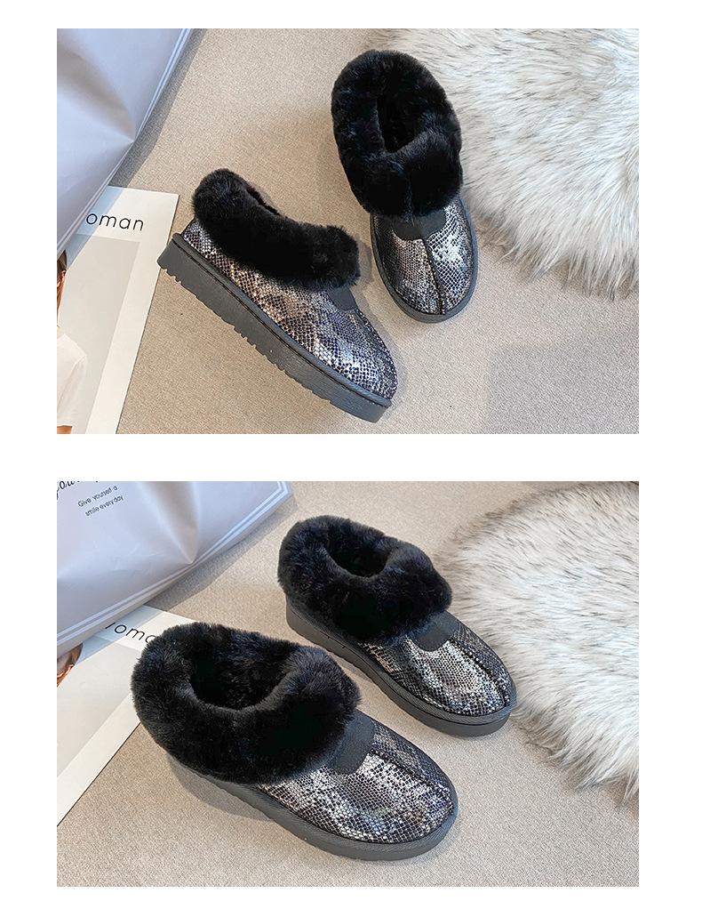 plus velvet bright surface flat-bottomed Snow boots nihaostyles clothing wholesale NSCSX93354