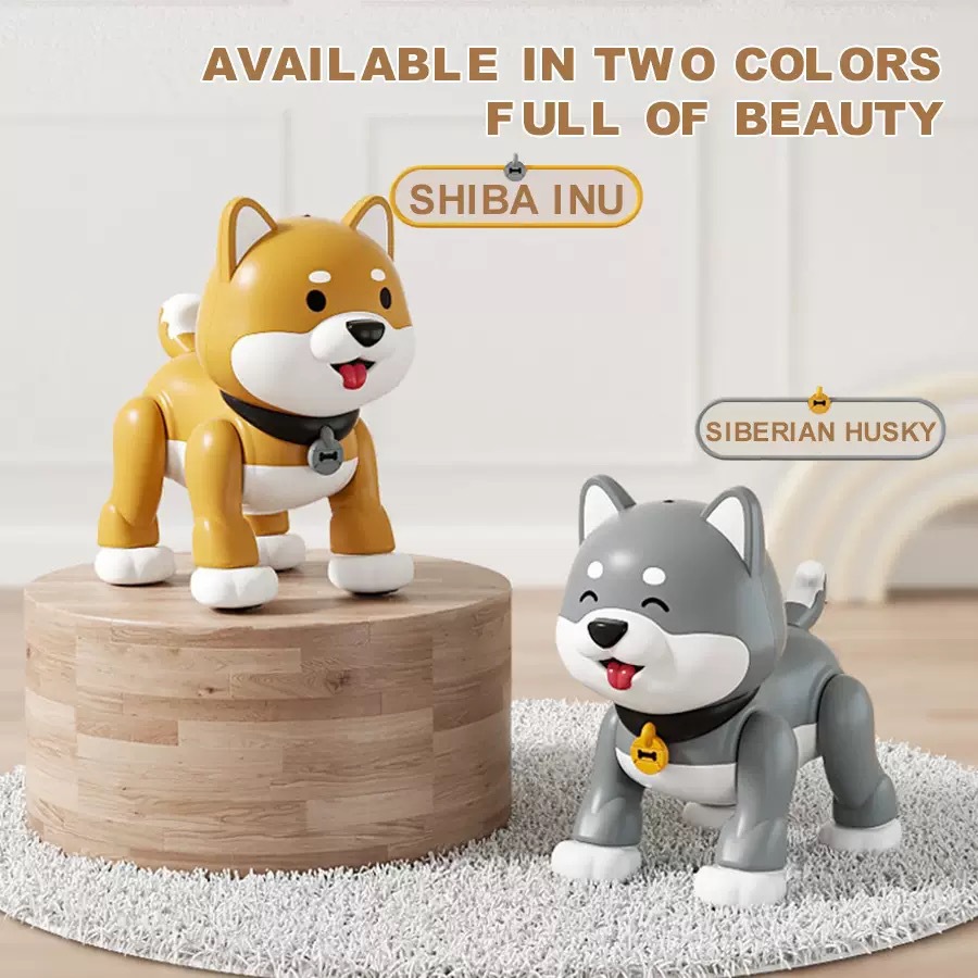 Juguetes transfronterizos nuevos productos K47 perros de madera toque inteligente control remoto acrobacias robot perro música programación de baile