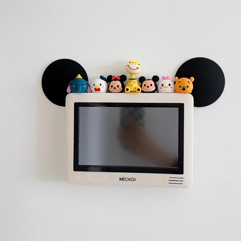 玄関ビデオドアベル装飾装飾品インターホン電話スイッチリビングルームの壁スクリーンアクセサリークリエイティブな変身|undefined