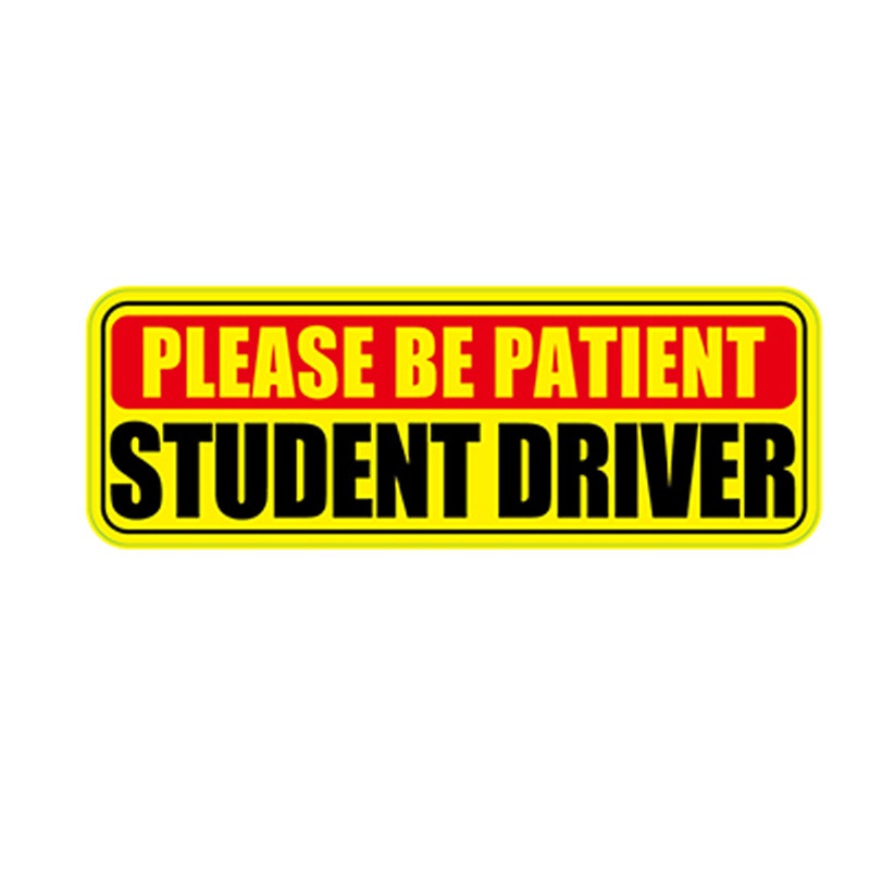Autoaufkleber für Fahrschüler, Fahranfänger, Fahranfänger, NEUER FAHRER, wasserfester Aufkleber_voghion.com