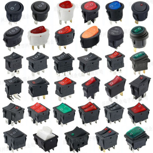 Manufacturer Kcd1 Boat-Shaped Switch with Light Second Gear 2 Feet Kcd4 Rocker Switch Three Gears 6 Feet D3 Waterproof Seesaw Switch