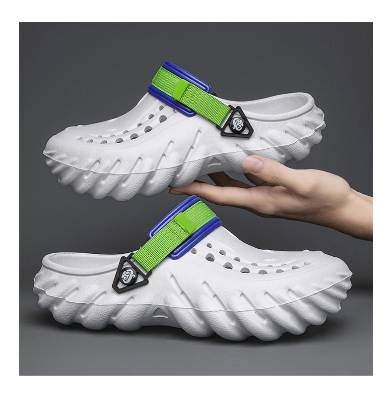 Breathable Garden Slippers For Men Lightweight Beach Sandals_voghion.com