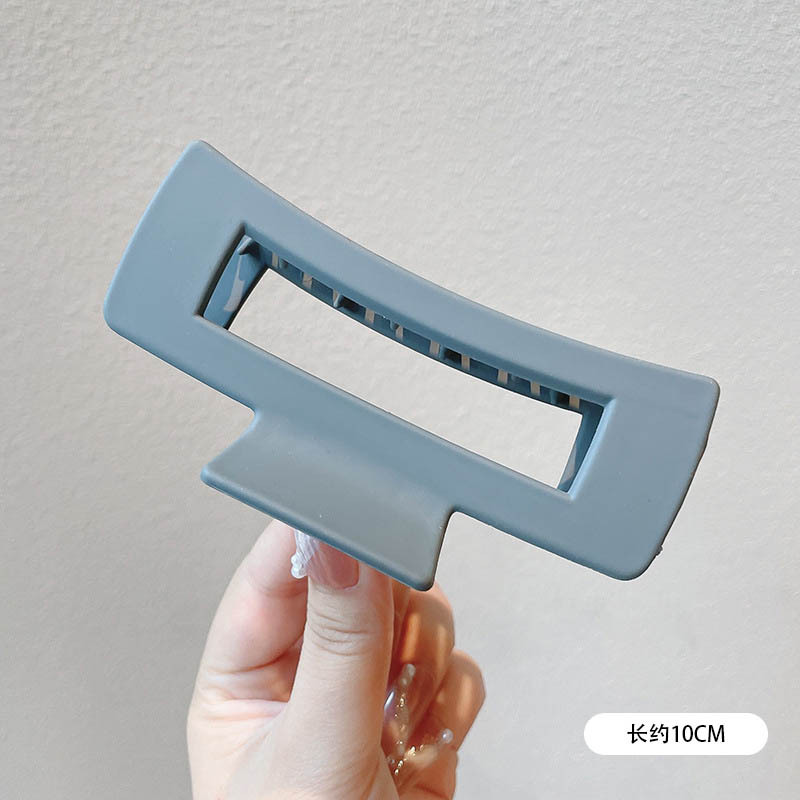 Accesorios para el cabello de pinza de tiburón de acrílico grande de Corea, clip de agarre para el cabello de disco simple, tocado de horquilla de cabeza femenina al por mayor