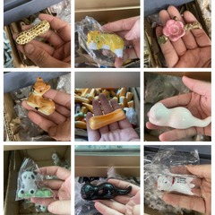 陶磁器の小動物の筆は筆の山の文房の4宝の書斎のデスクトップを置いて漫画の筆の山の筆を置いて小物を置きます。