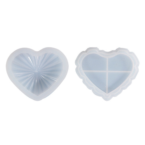 Proud diy glue mold striped love storage box silicone mold jewelry ornaments exclusively for cross-border supply