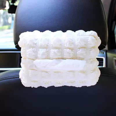 Car tissue box/set, Cute car-mounted tissue box, hanging - no-pattern-puff-tissue-box