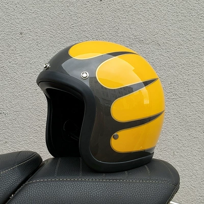 Helmet Dropshipping – Motosiklet kaskı (dəbilqə) - yellow-flower-s