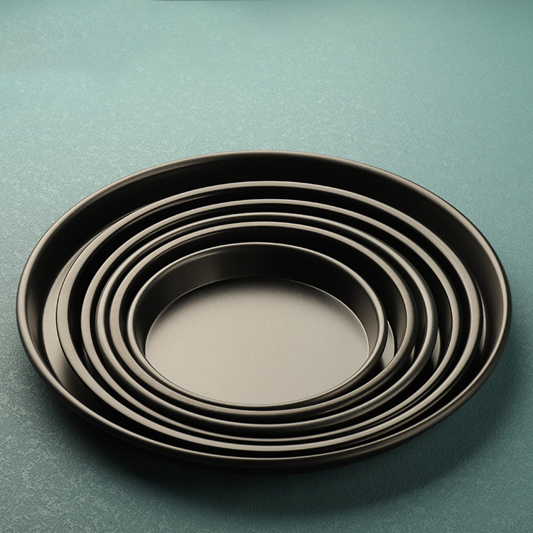 鋁合金披薩盤不粘披薩烤盤商用pizza盤蛋糕烘焙烤盤圓形披薩派盤