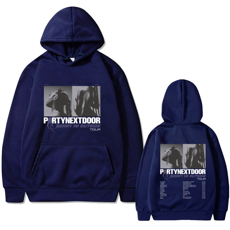Rapper Partynextdoor Double Sided Print Hoodie Male Vintage