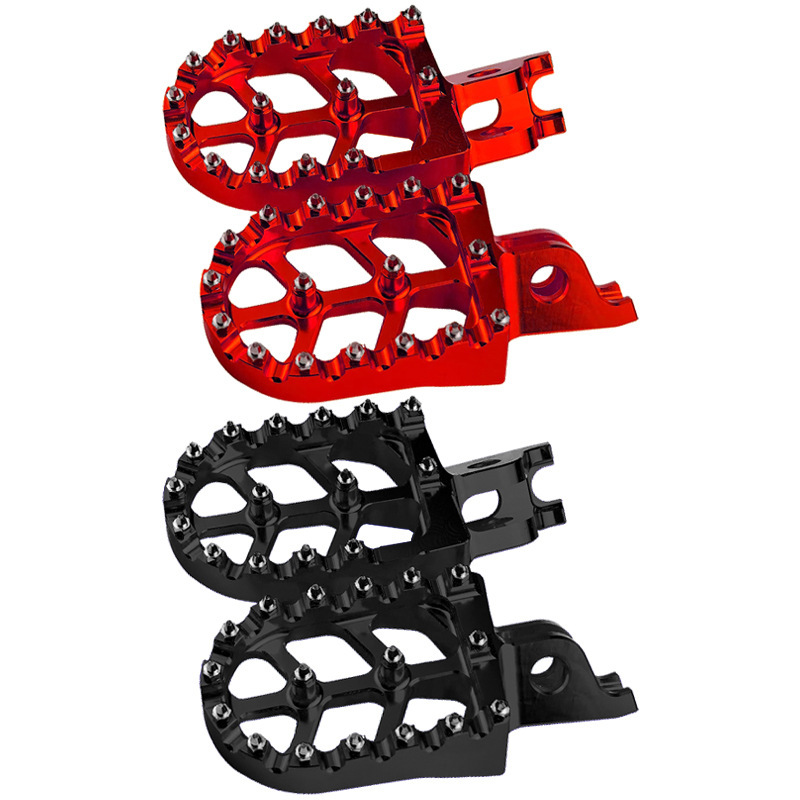 オートバイ改造 CNC アルミニウム合金 CRF125/250 歯付きペダル、マルチカラー オプション、耐摩耗性と耐久性|undefined