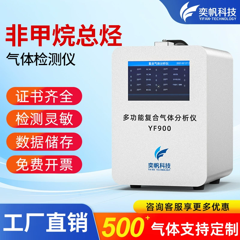 Портативный детектор общего метана и углеводородов, портативный детектор выбросов промышленных отходов, детектор ограниченного пространства NMHC