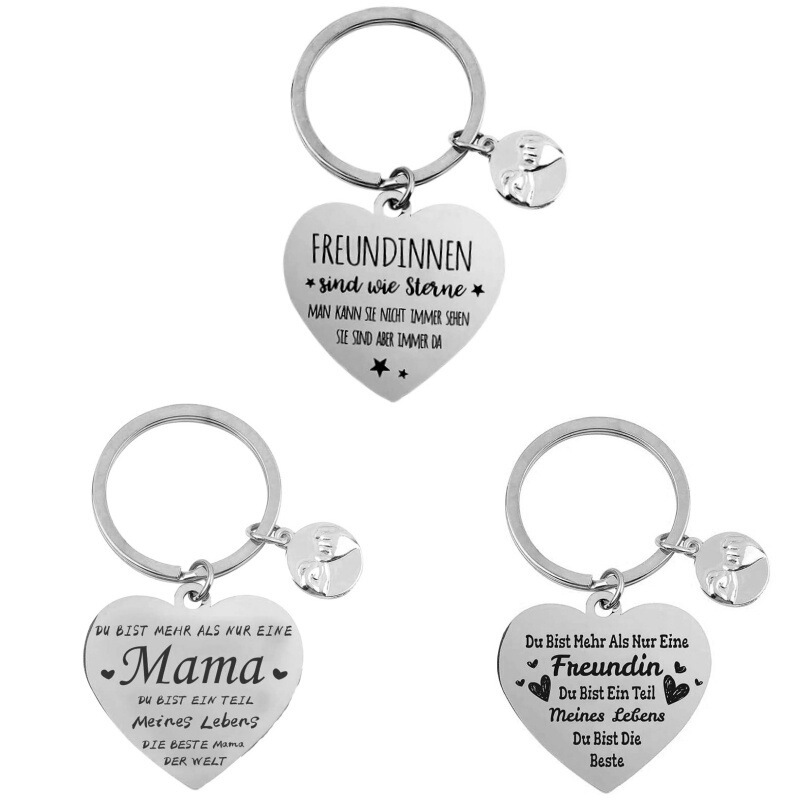 Amazon's Best-selling German mama freundinnen Stainless Steel Keychain as a Mother's Day Gift Amazon's Best-selling German mama freundinnen Stainless Steel Keychain as a Mother's Day Gift