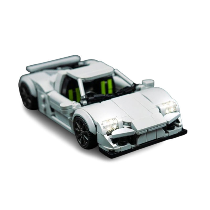 Racing Car Building Block Toy Small Particle Assembly Model_voghion.com