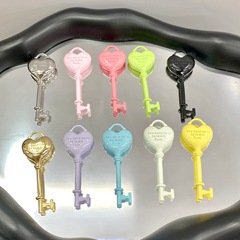 韓国のブロガーと同じ愛のマカロン色のDIYキーホルダーの部品の携帯チェーンのカバンのペンダントのアクセサリーの材料
