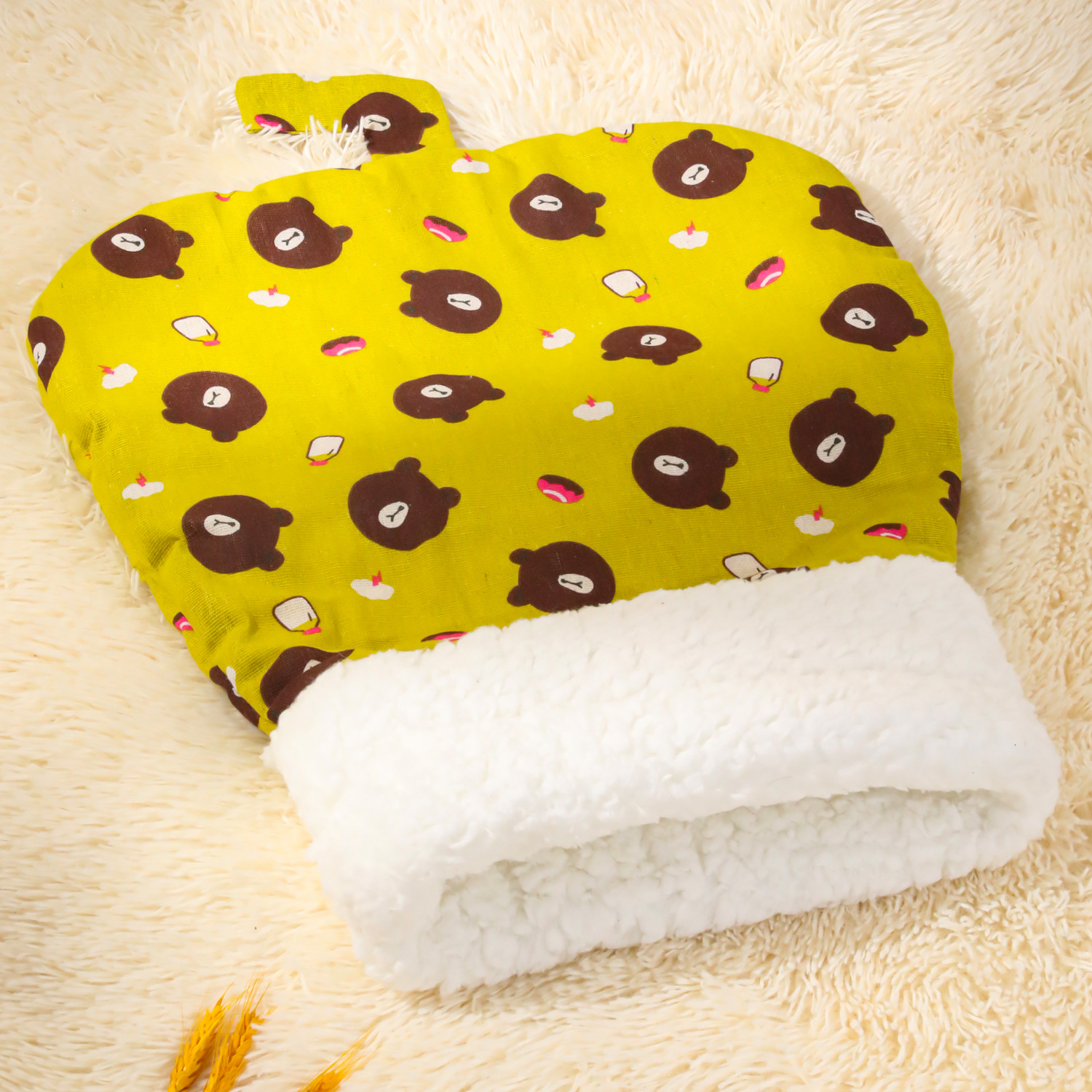 Z gato nicho bolsa de dormir lavable de cordero cachemire cerrado para mascotas nicho de gatos pequeños perros perforación de invierno otoño nicho de dormir