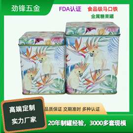 可定制马口铁带铰链盖首饰盒儿童手表智能手表包装盒