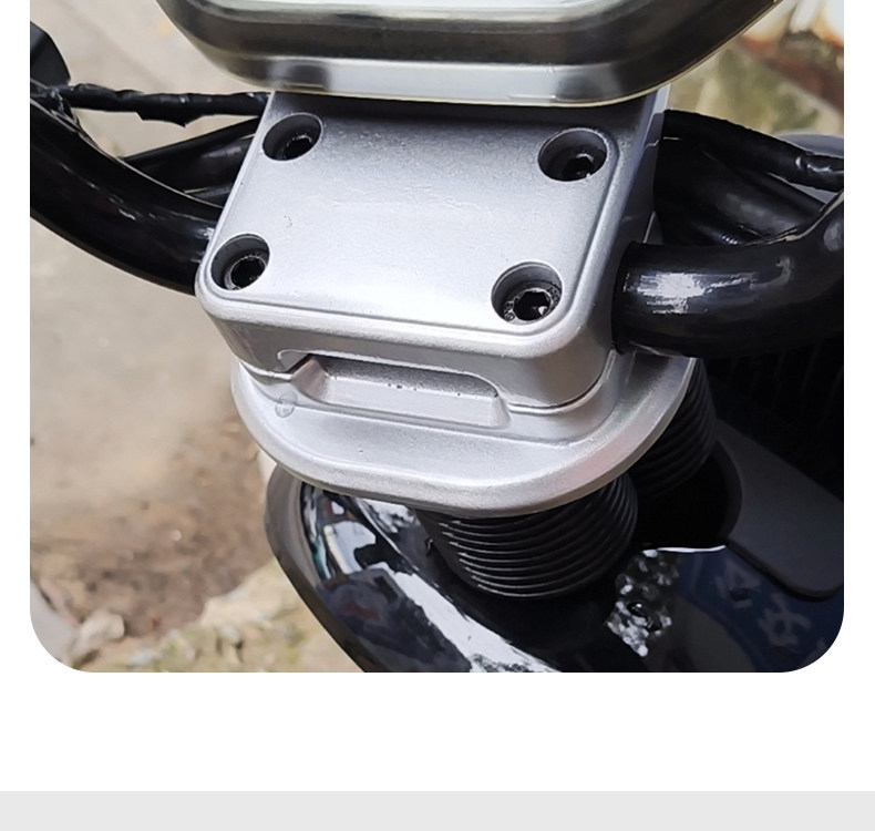 Suitable for Niu N1/Ngt/Niu N7 Handlebar Clamp Aluminum Alloy Upper and Lower Cover Handlebar Modification Parts