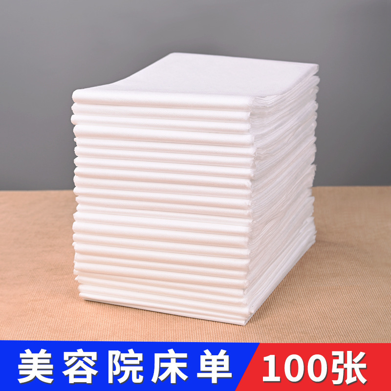 100 disposable bed sheets beauty salon thickened large size 120X200 bed sheets for massage travel hotel bed sheets