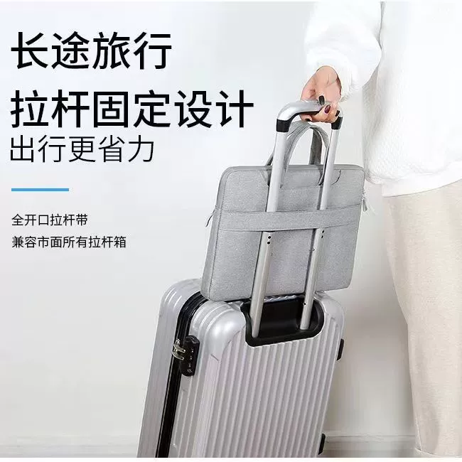 Laptop, capacious bag for documents, business version, oxford cloth