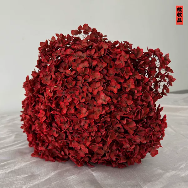 Make -colored carmine/support head size of about 25cm