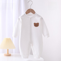 Baby Bodysuit Without Skeleton 100% Cotton Thin Newborn Hanger Climbing Suit for 0-18 Months Boys and Girls Base Layer Wholesale