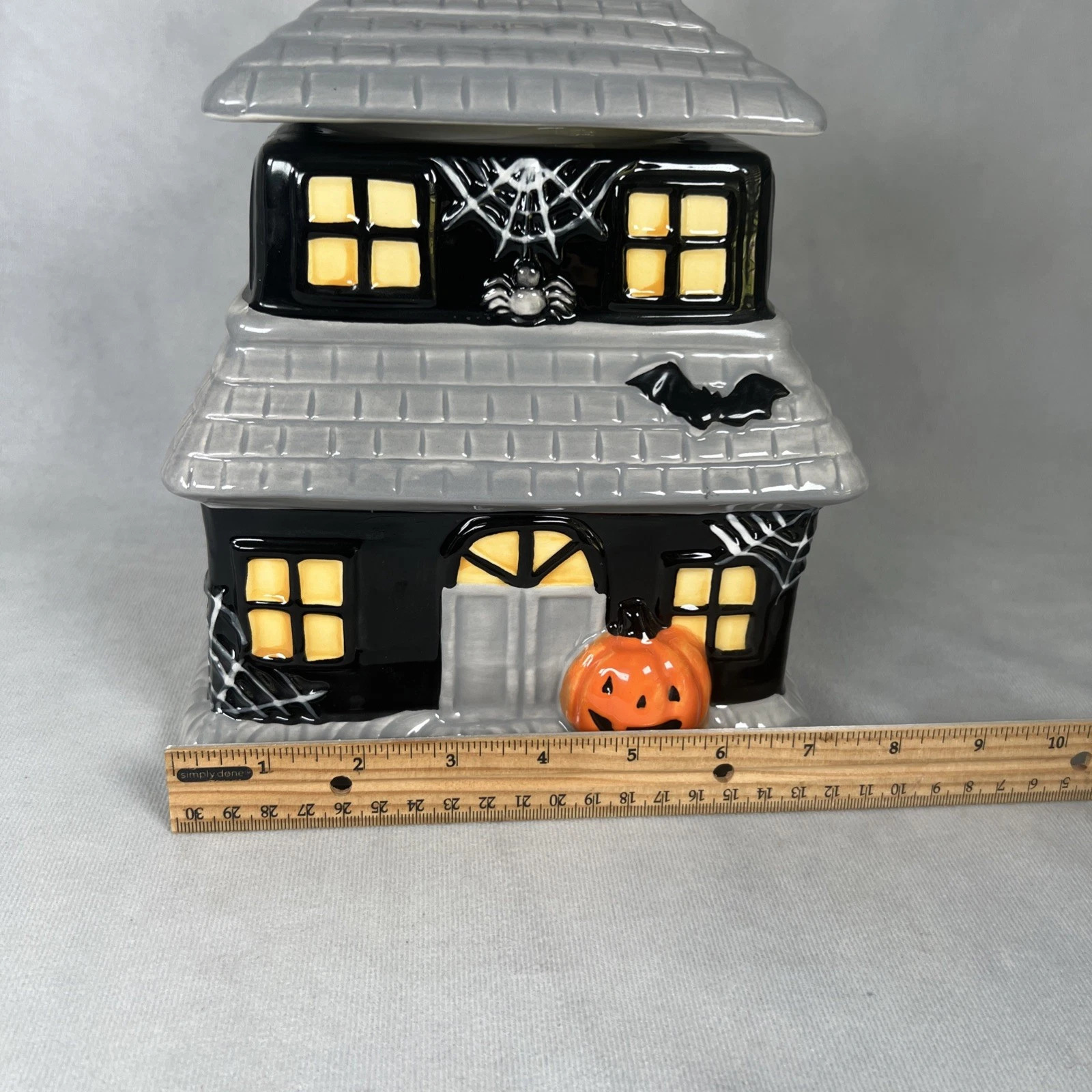 Casa de Halloween taza de cerámica decoración creativa decoración de estilo casa embrujada taza de cerámica decoración
