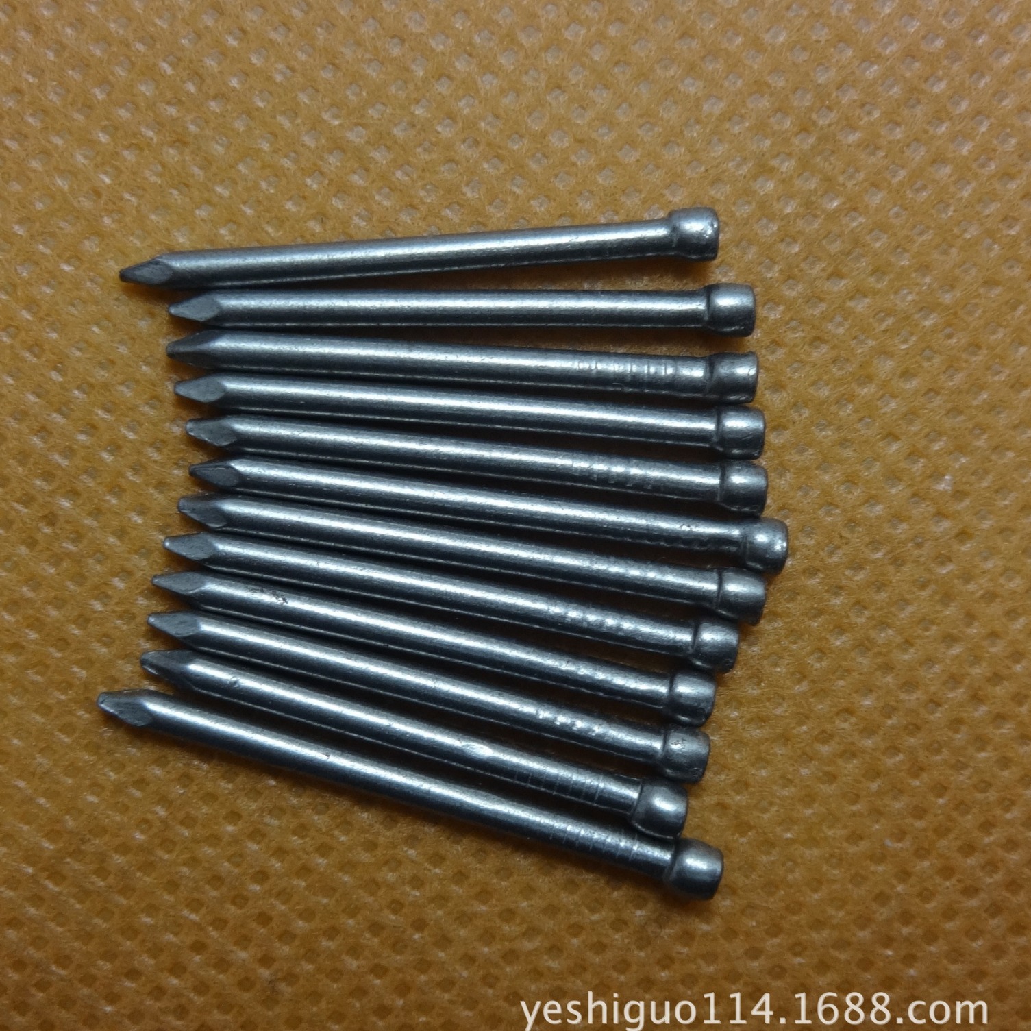 无头钉 长度11,16,20,25,30,40,50,65,90,100mm, 线径 1mm-5mm