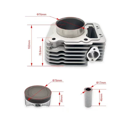 Huayang T4L Hengjian S1S7: Motorcycle engine and accessories