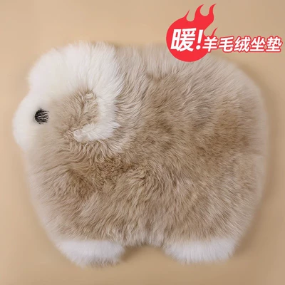 heated seat cushion, long plush, Seat cushion, seat cover