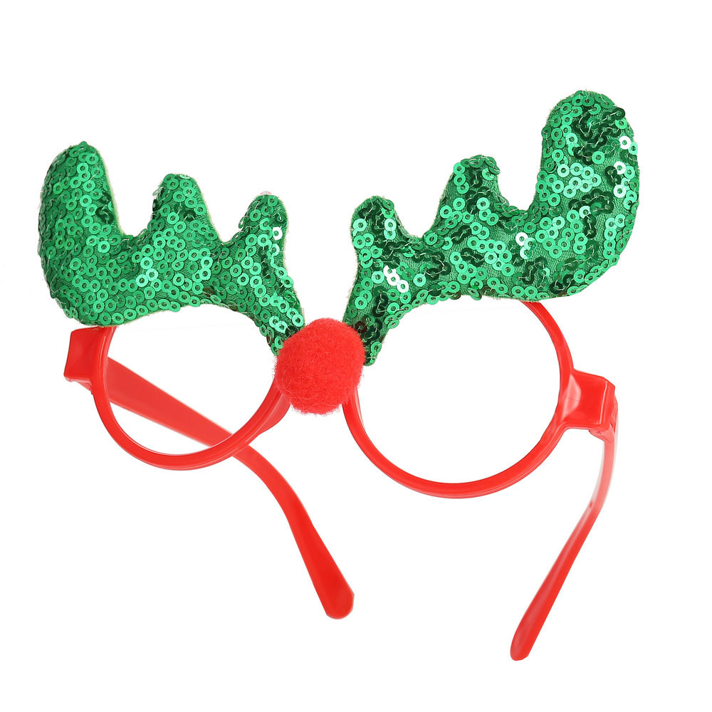 Christmas Antlers Christmas Glasses For The Elderly New Christmas Decorations Adult And Children Toy Christmas Decorative Glasses display picture 5