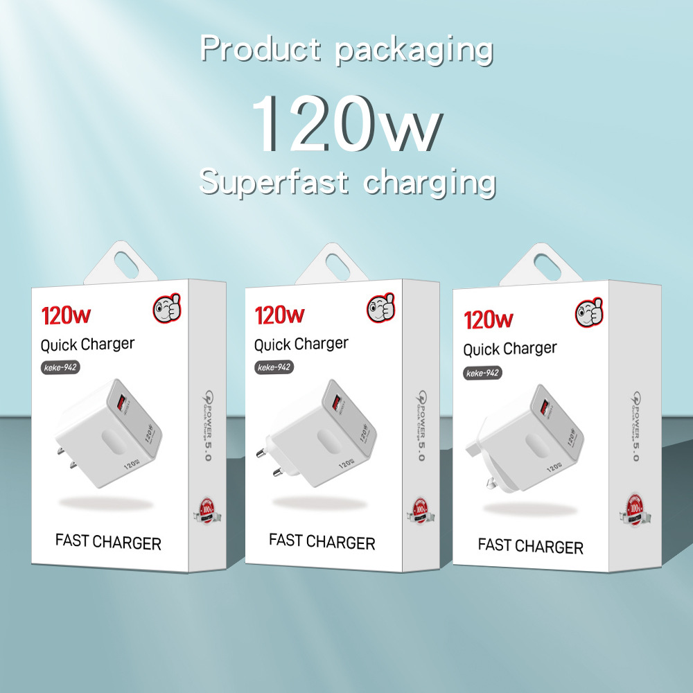 120 W superschnelles Handy-Ladegerät nach britischem Standard, geeignet für Xiaomi Huawei Honor UBS-Ladekopf_voghion.com