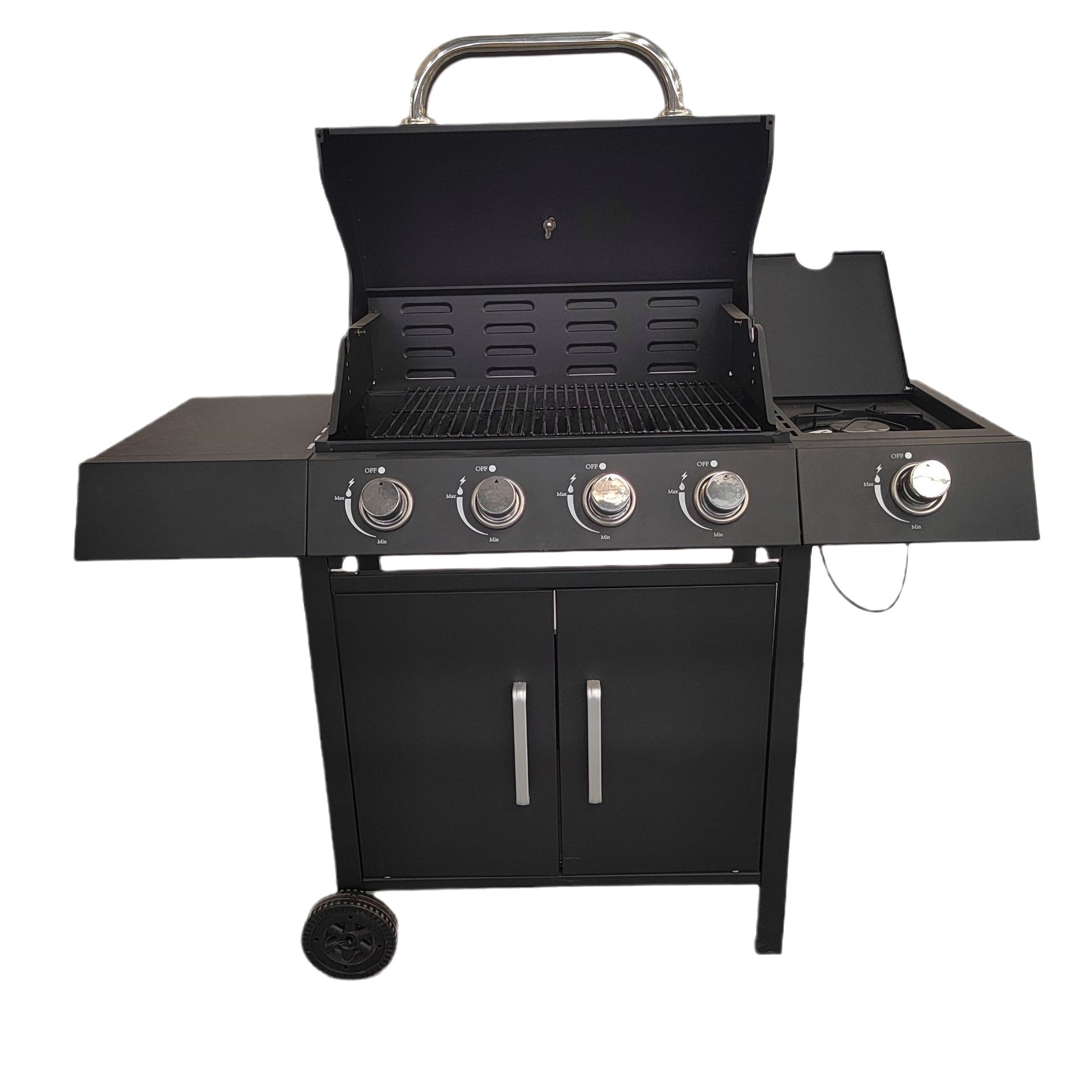 Soy una fábrica transfronteriza hogar acampar al aire libre barbacoa de gas parrilla estofado horno 4 estufa horno de barbacoa grande