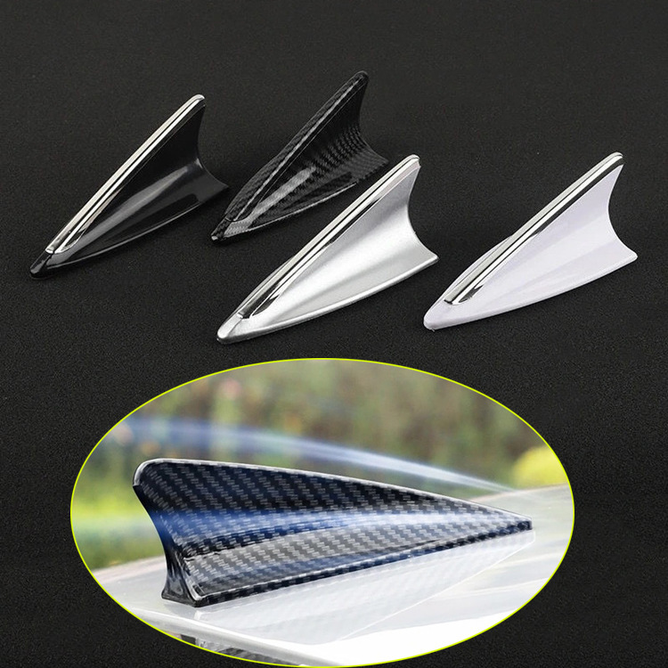 Car modification shark fin antenna car anti-static antenna spoiler tail decorative stickers ABS paint Universal Car modification shark fin antenna car anti-static antenna spoiler tail decorative stickers ABS paint Universal