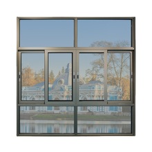 经典款非断桥铝窗 出口澳洲推拉窗 家装门窗铝合金窗纱一体窗直供