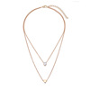 Necklace heart-shaped, trend accessory, 2021 collection, European style, simple and elegant design