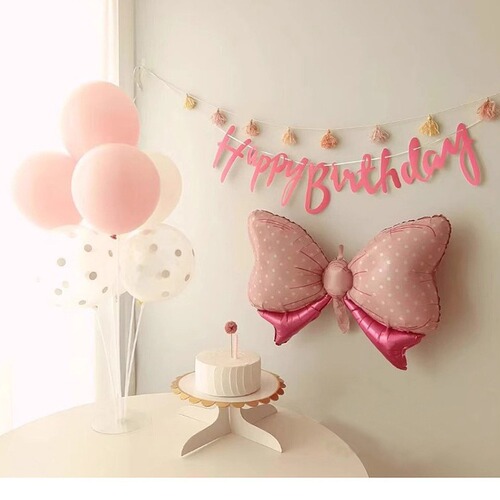Conjoined happy birthday letters pulling flag decoration happybirthday children's banner paper pulling flower layout props