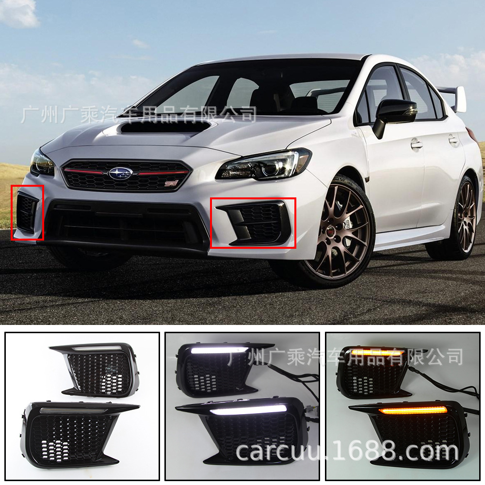 Apto para luces de circulación diurna Subaru WRX 18/19/21, luces de circulación diurna Impreza STI con cableado.