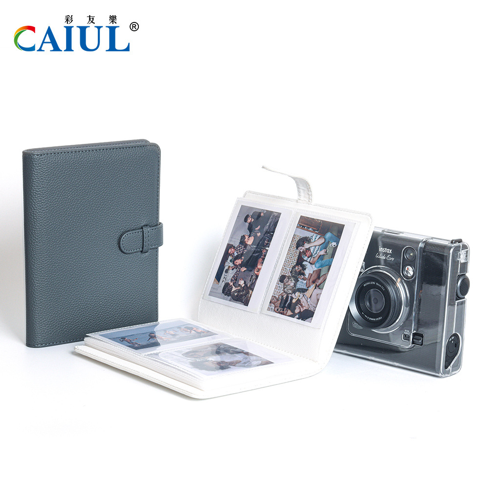 Suitable for Polaroid wide80 photo litchi pattern album…