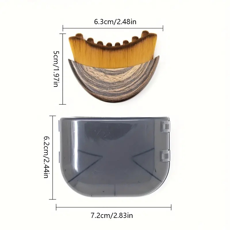 Cepillo de maquillaje transfronterizo, plataforma en el extranjero, cepillo facial, cepillo linfático, cepillo de limpieza, cepillo de enfermería grande