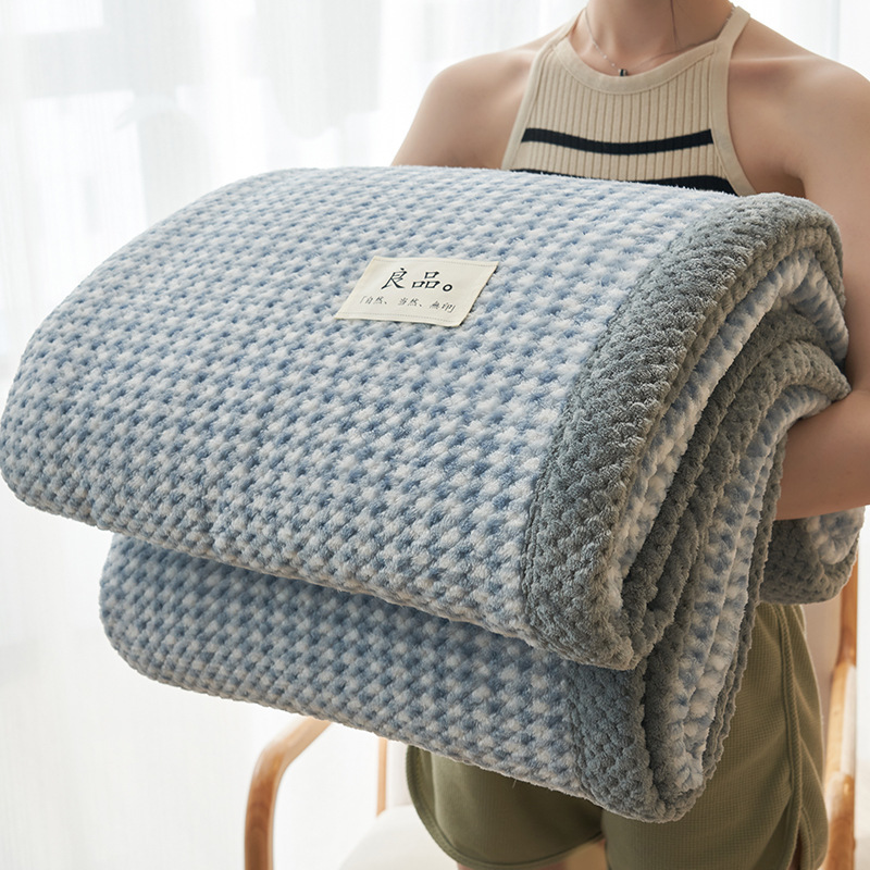 Invierno engrosado mantas de lana de coral mantas de cachemire mantas de siesta de oficina 2025 nuevo