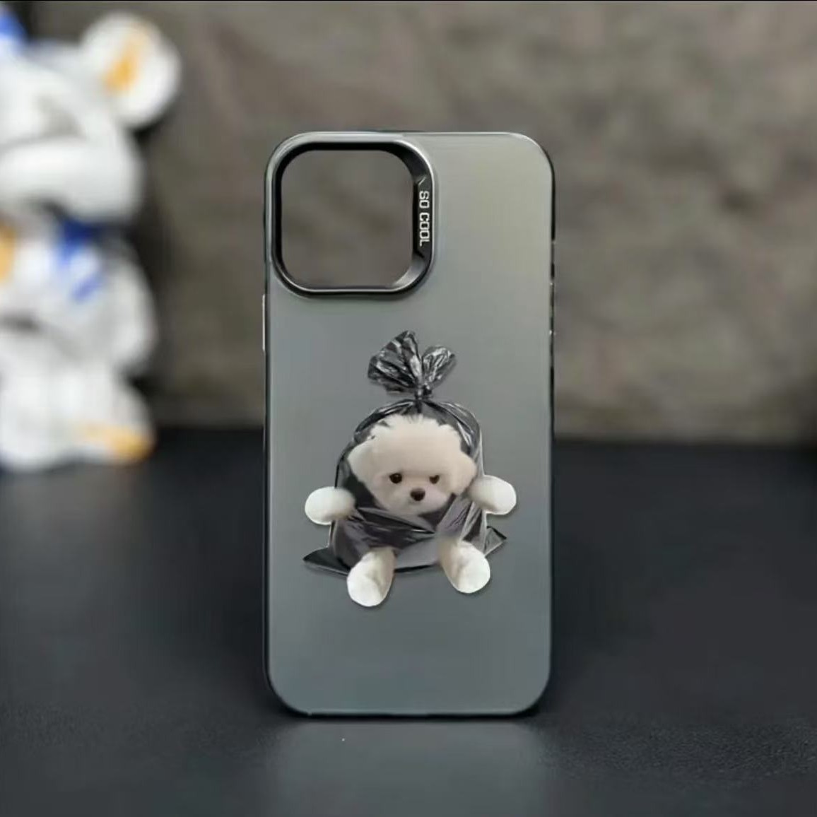 Nuevo bolso para cachorro para iPhone 16 funda para teléfono móvil Apple 15promax/14 Europa y América 13pro12 mujer 11