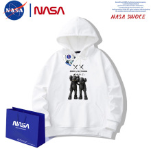 美式卡通连帽卫衣男女款春秋季青年学生潮牌宽松落肩情侣装外套