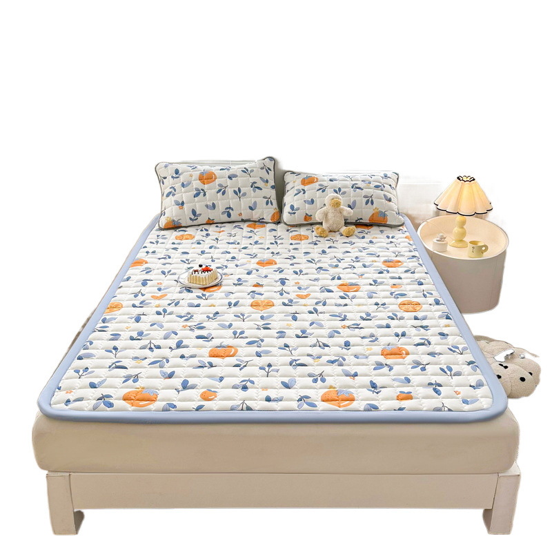 2024 새로운 대형 침대 세척 면 두꺼운 퀼트 침대 매트리스