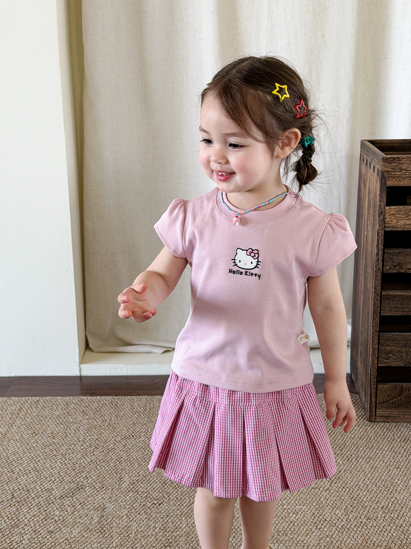 Sugar Pear ropa infantil niñas falda de mitad de verano delgada 2026 falda infantil casual de 100 pistas A falda corta de bebé femenino image 4