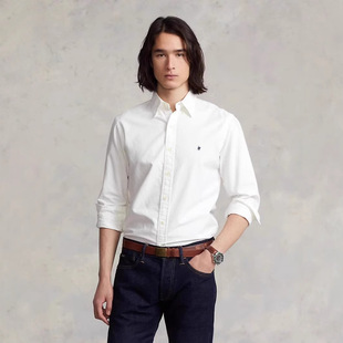 2212 # Pure Cotton Ralph Lauren Horse Logo Long-Sleeved T-Shirt Shirt Men's Export Lapel Cross-Border Men's Polo Shirt Embroider
