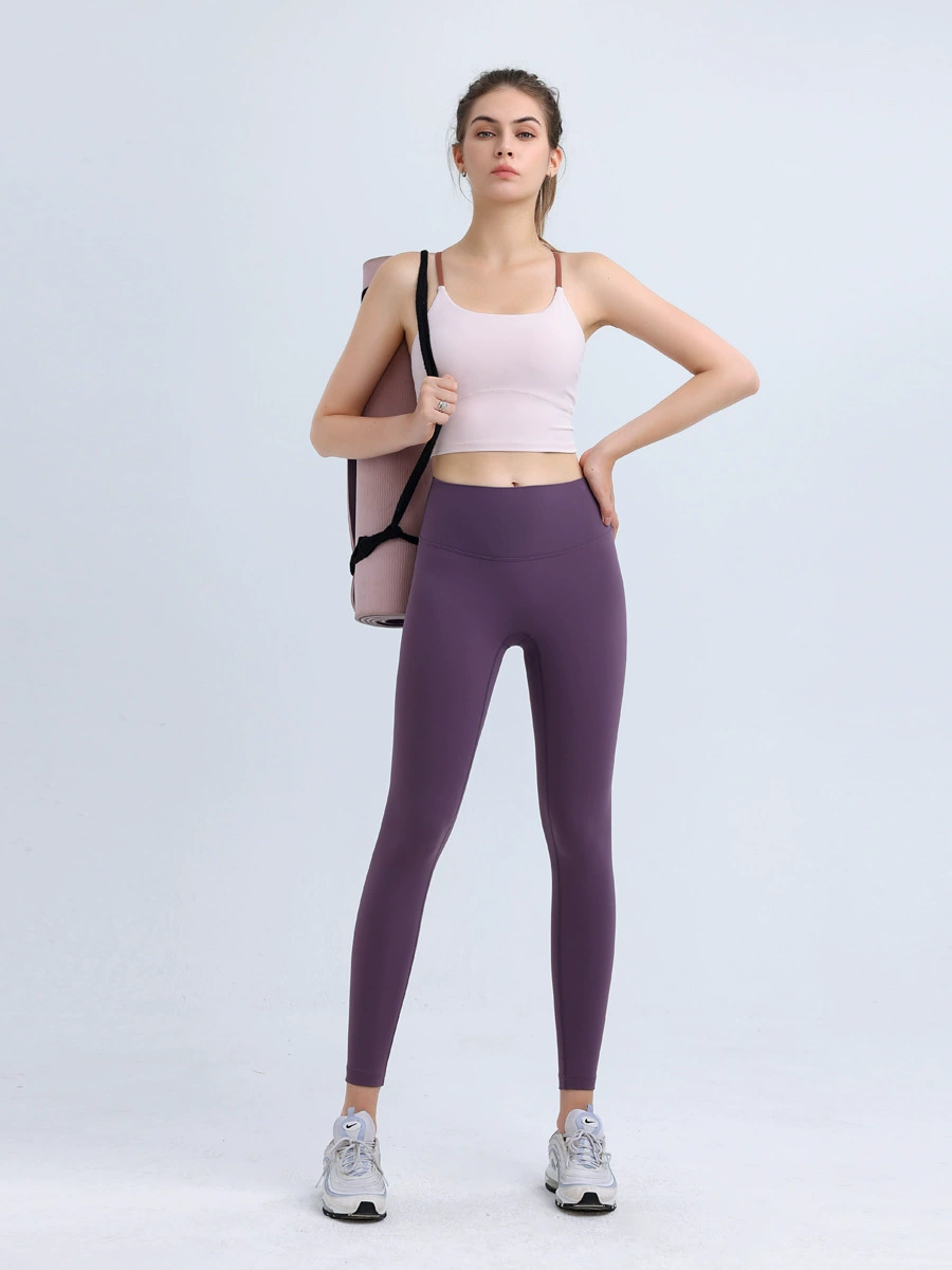 无 Elastic trousers, fitted leggings, sports overall, tight